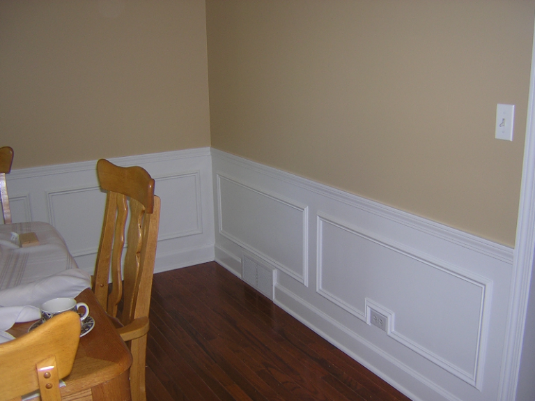 Picture Frame Wainscoting